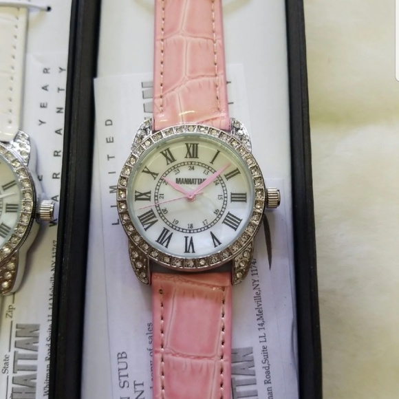 Croton Jewelry Manhattan By Croton Crocoembossed Watch Poshmark